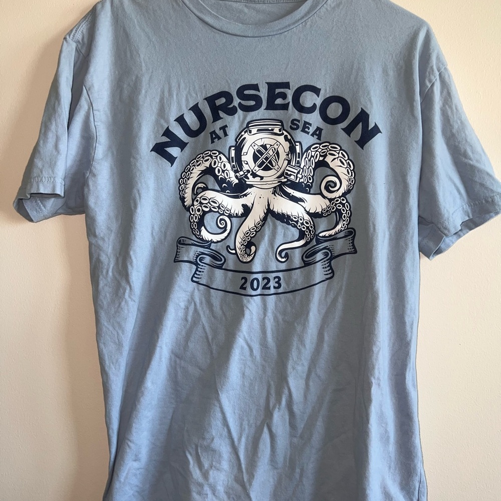 Blue Graphic T-Shirt